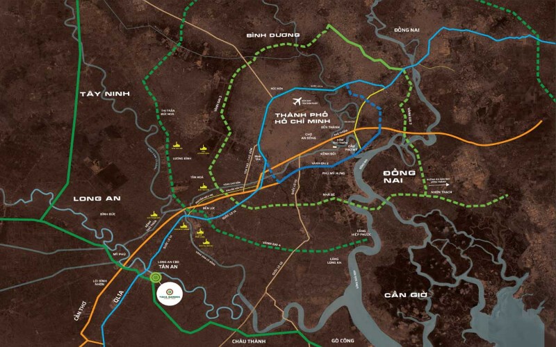 vị trí taka garden riverside homes