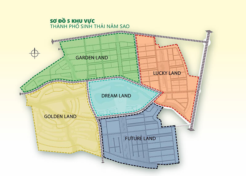 mặt bằng tổng thể five star eco city