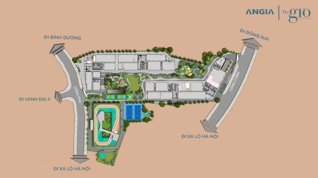 mặt bằng the gió riverside