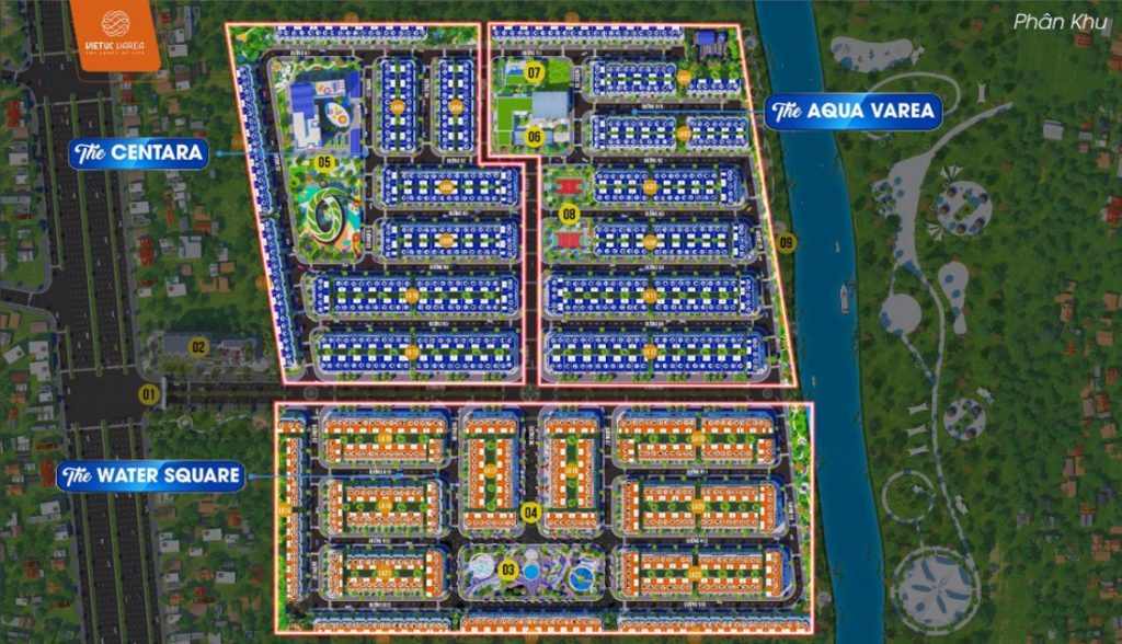 sơ đồ mặt bằng the solia