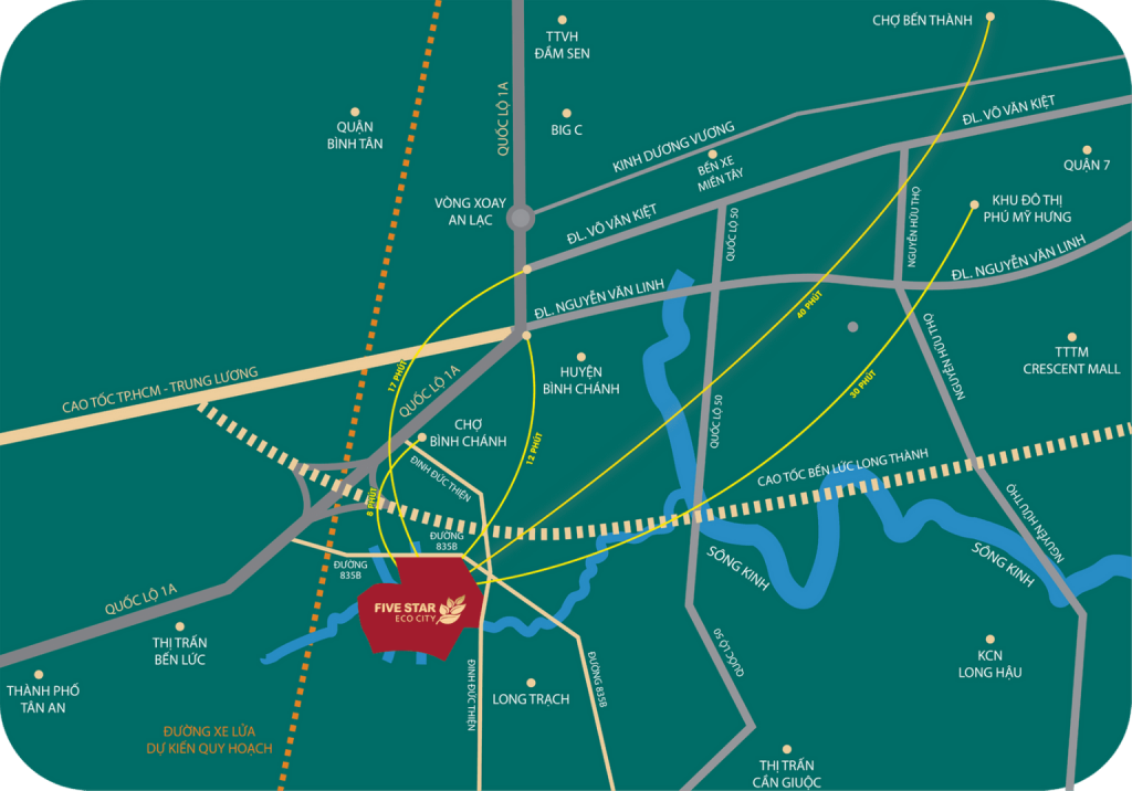 vị trí five star eco city