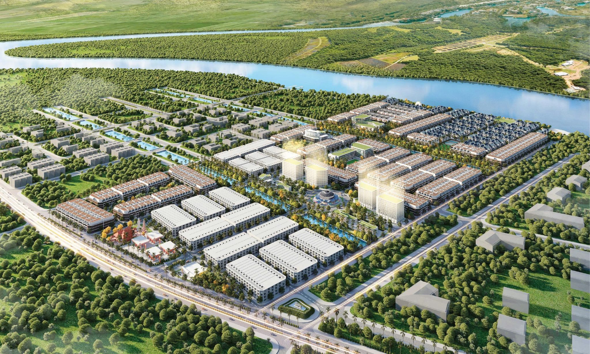 hình phối cảnh garden riverside