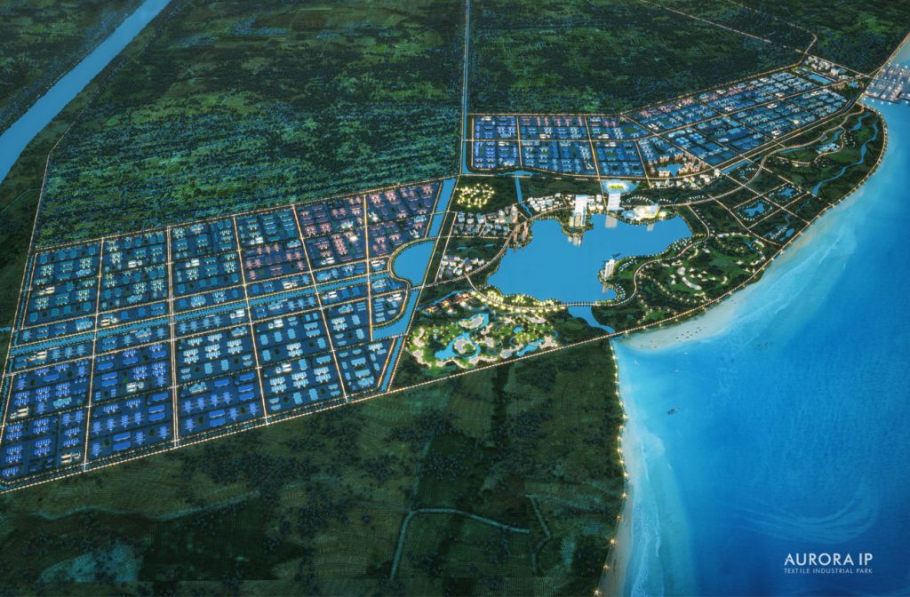 mặt bằng khu công nghiệp rạng đông aurora ip