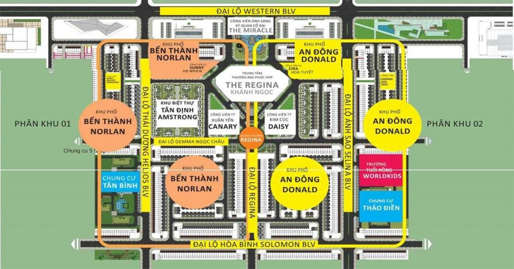 mặt bằng dự án cát tường western pearl