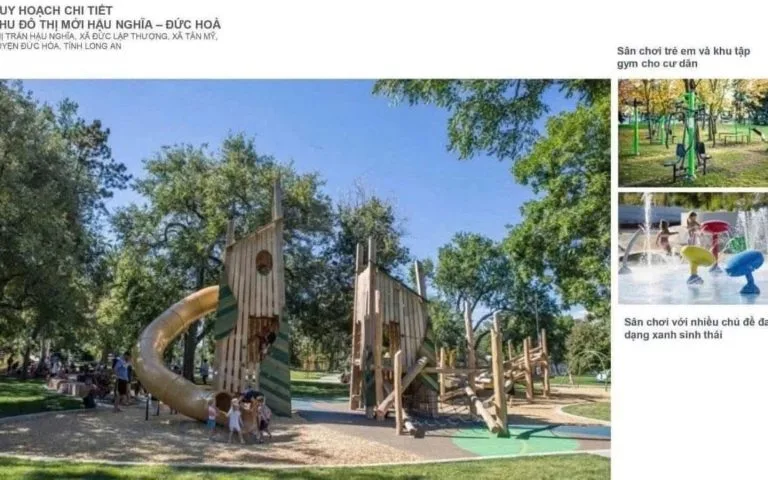 tổng hợp tiện ích ngoài trời dự án vinhomes hậu nghĩa