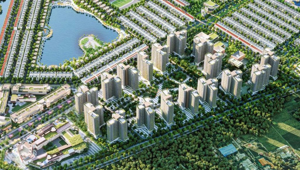 tổng thể dự án vinhomes green city hậu nghĩa